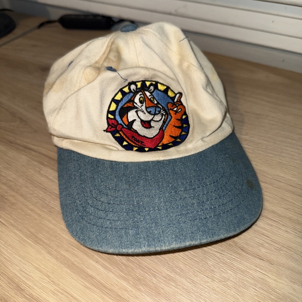 Vintage 1998‎ Kellogg's Tony The Tiger Frosted Flakes Cereal City RARE Hat